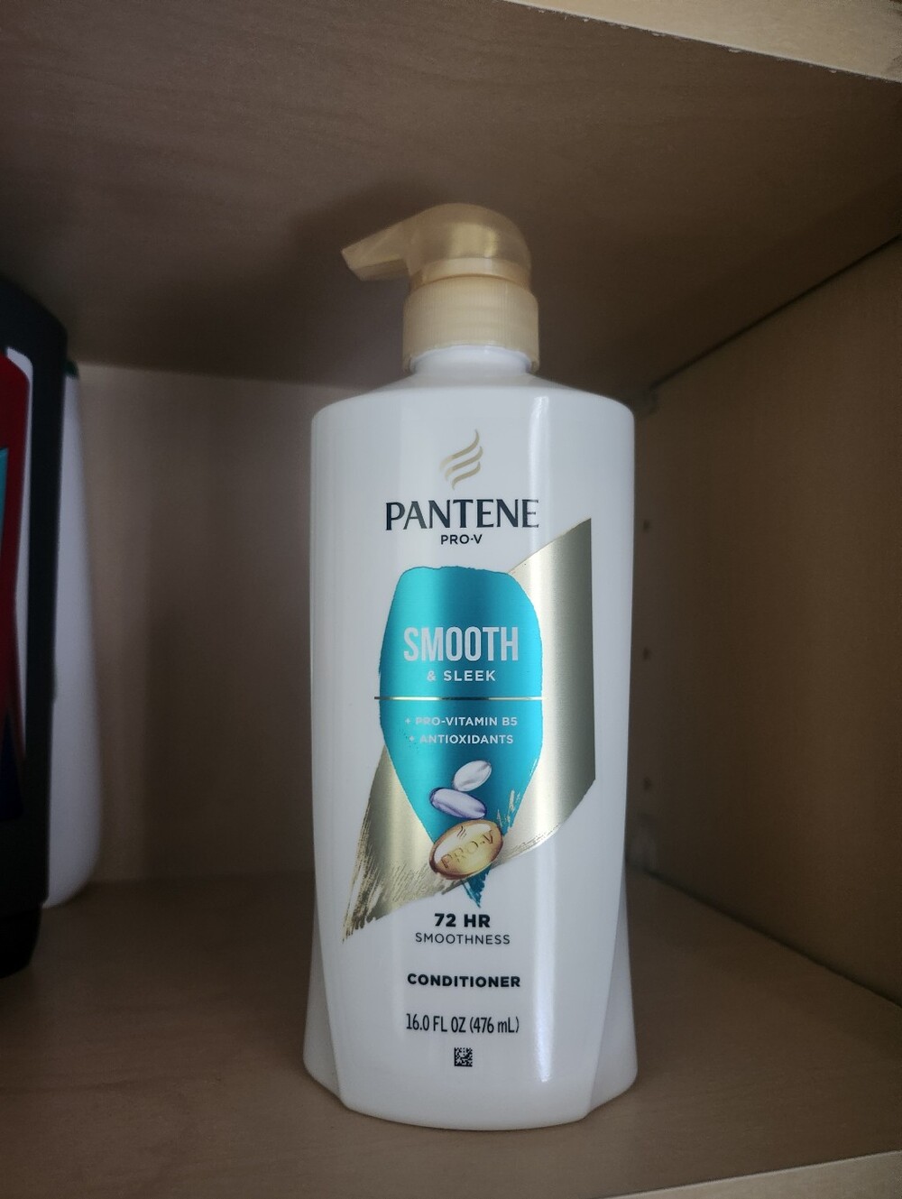 Pantene Smooth & Sleek Conditioner — White/Gold